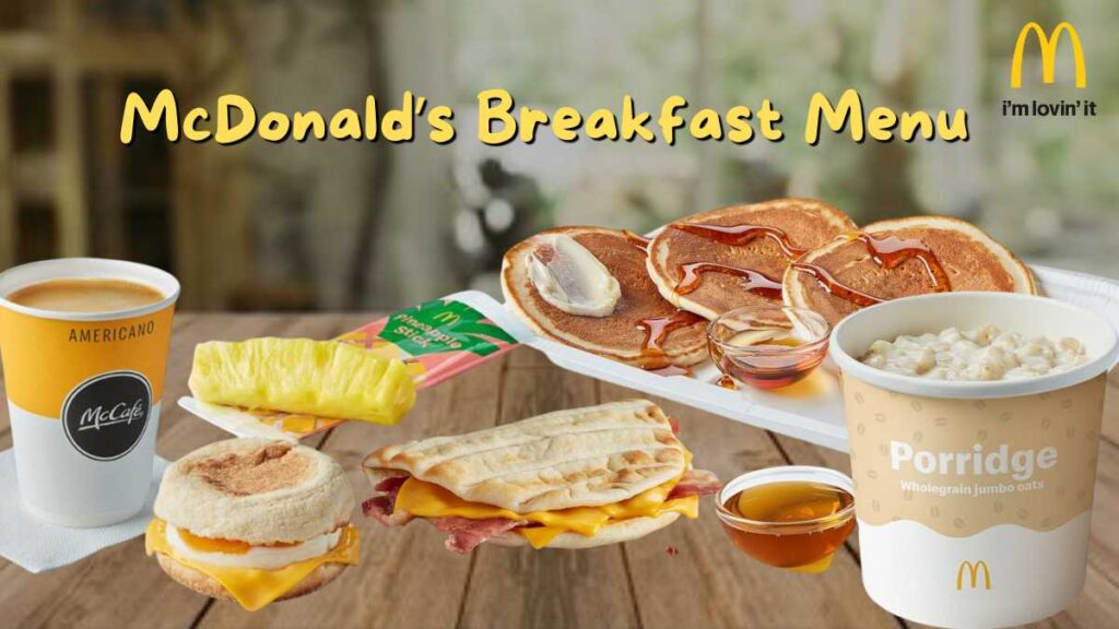 McDonald's Breakfast Menu